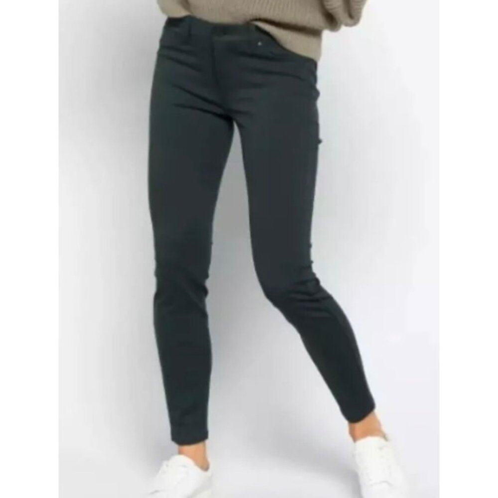 LIVERPOOL Jeans Dark Night Green Jacqueline Knit Skinny Leg Women's Jeans 26